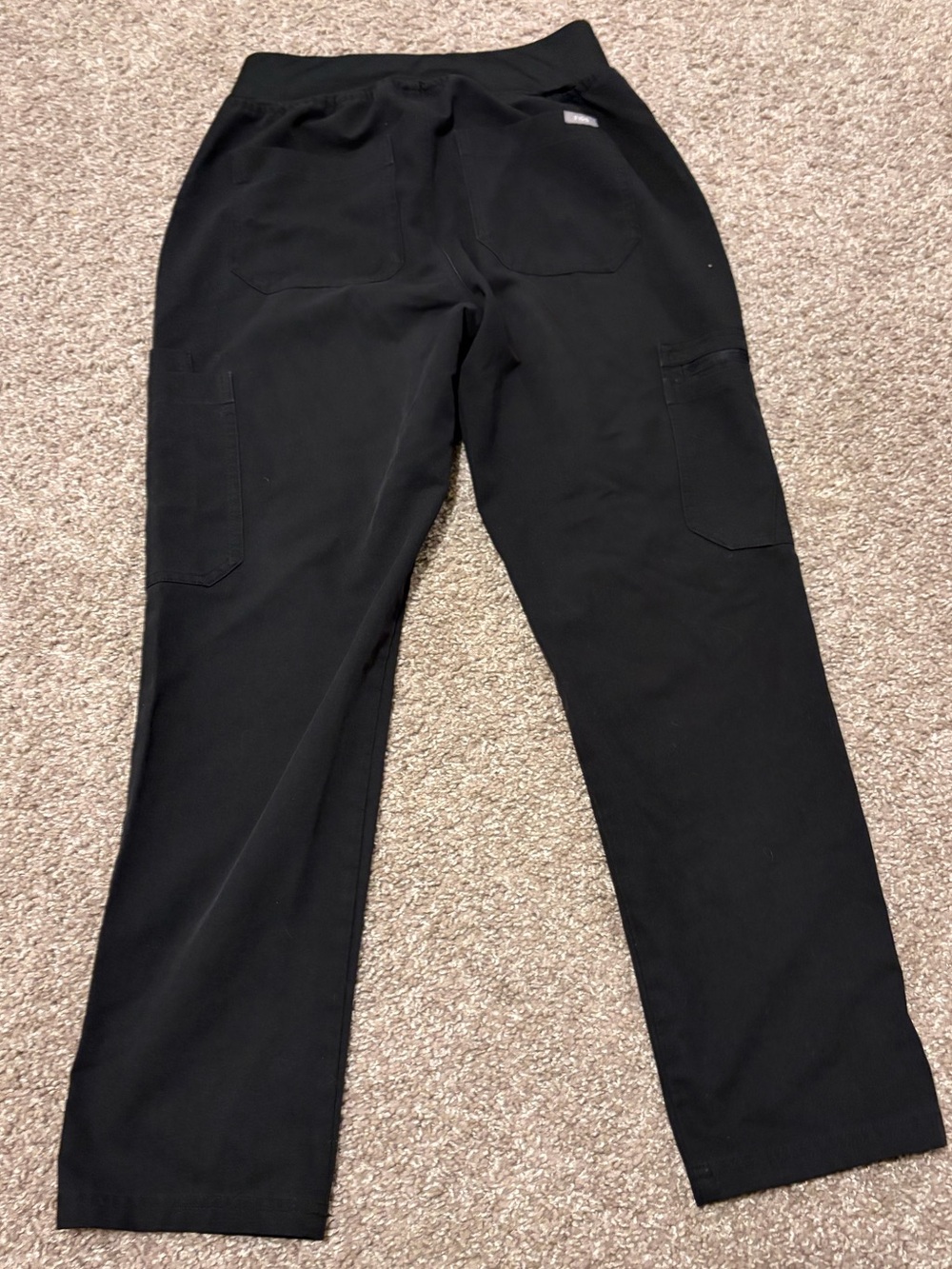 FIGS HW Yola Skinny Scrub Pants Women's Small PO 2721 Black - Picture 3 of 4